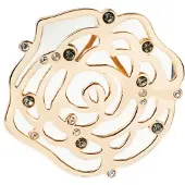 Folli Follie Pendentif Femme - - 3P9S122RAC - Acier inoxydable - Rose - 4 cm