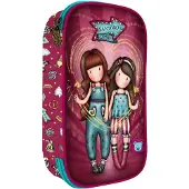 Santoro Trousse à crayons pliable 4 pièces avec accessoires