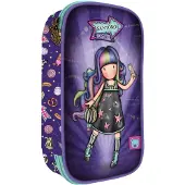 GORJUSS Trousse à crayons Up and away Violet (45 pièces)