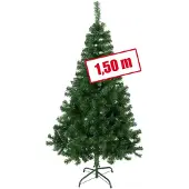 Hi Sapin de Noël avec support métallique vert 150 cm