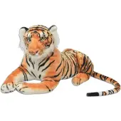 vidaXL Tigre peluche brun XXL