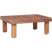 vidaXL Table basse 60x45x23 cm Vieux bois massif