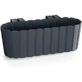 Prosperplast Flowerpot Boardee, Ø 38.3 x 21.2 cm, anthracite (38.30 x 13 cm)