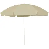 vidaXL Parasol de plage jaune sable 300 cm