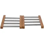 5 Five Potier Bambou Inox - extensible
