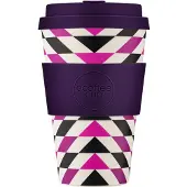 Ecoffee Cup Coffee to go, gobelet réutilisable - Fancy Wang, Tasse, Multicolore, Blanc, Noir, Violet, Pink