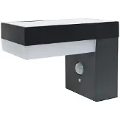 EDM Applique Solaire Détecteur éclairage Extérieur Autonome Et Sécurisé -