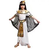 MOM Egyptian Girl Costume Marron 7-9 Years Enfants