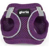 Gloria Harnais pour chien Air Mesh Trek Star Réglable Violet (18-20 cm)