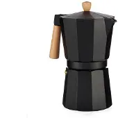 Bigbuy Cafetière Italienne 12 Tasses Bois Aluminium