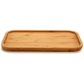 Bigbuy table moyenne rectangulaire en bambou aperitiv