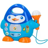 WINFUN Penguin Music Player Bleu Enfants