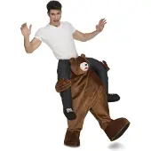 MOM Ride-on Bear Man Costume Marron Enfants