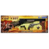 PULIO Stir And Rifle Wild West Set 8 Shots Multicolore Enfants