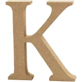 Creativ Company Lettre K en bois