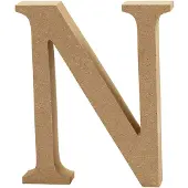 Creativ Company Letter N MDF 13cm, 1st.