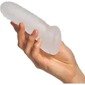 Perfect Fit - Fat Boy Checker Box - gaine pénienne (15 cm, blanc)
