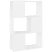 vidaXL Bibliothèque/Séparateur de pièce Blanc 60x24x94 cm