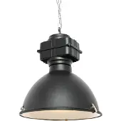 QAZQA Suspension industrielle noire 53,5 cm - Sicko