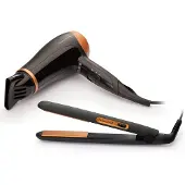 Remington Hair Dryer 2000W Ionic Ceramic 2 Speeds 3 Temperatures Beige/Black