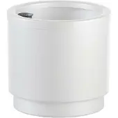 Plastiken Pot de fleurs auto-arrosant Blanc (Ø 22 cm)