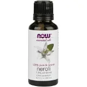 Now Huiles Essentielles, Huile de Néroli, Parfum Floral, Distillation à la Vapeur, 100% Pur, Vegan, 1-Ounce