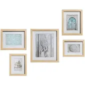 Atmosphera Set de 5 cadres naturels ethniques