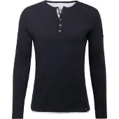 Key Largo T-Shirt 'SANDRO' bleu marine / blanc