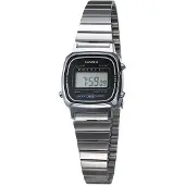 Casio La670wd-1df 30.3mm 3atm Quartz Digital Woman Watch Argenté Femme