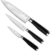 WMF Ensemble de couteaux Yari, 3 pièces, couleur noire