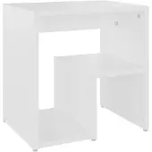 vidaXL Table de chevet blanc 40x30x40 cm bois d'ingénierie