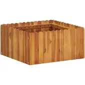 vidaXL Lit surélevé de jardin 50 x 50 x 25 cm bois massif acacia