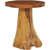 vidaXL Table basse 40x40 cm Bois de teck massif
