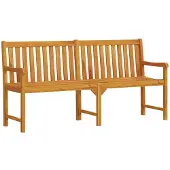 vidaXL Banc de jardin 180 cm en bois massif d'acacia