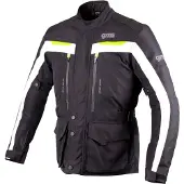 GMS Gear Veste Textile Noire Blanche Jaune Néon Taille L