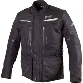 GMS Gear Veste textile pour moto, noir, XL