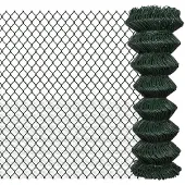 vidaXL Clôture grillagée 1,25x15 m Stahlgrün
