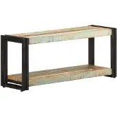 vidaXL Armoire TV 90x30x40 cm Vieux bois massif