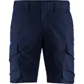 Blakläder Short Industrie Stretch, bleu marine / bleu corbeau, taille de confection 56 (56)