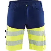 Blakläder Short de sécurité, jaune / bleu marine, taille de confection FR : 54 (48, 54)