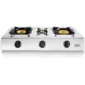 Haeger 3-n5-h Portable Gas Hob 3 Burners Argenté