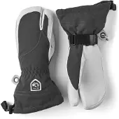 Hestra Heli Ski, 3 doigts gants de ski, femmes, gris/blanc