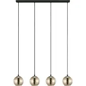 Eglo Lampe suspendue 4 lumières Lemorieta noir