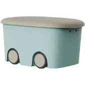 Plastiken Multibox Storage Box With Wheels 45l Argenté