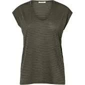 Pieces T-shirt 'Billo' or / kaki