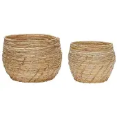 Hubsch Paniers de luxe lot de 2 pièces