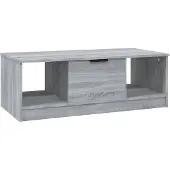 vidaXL Table basse Gris Sonoma 102x50x36 cm Bois composite