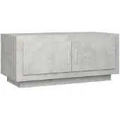 vidaXL Table basse gris béton 102x50x45 cm Bois composite