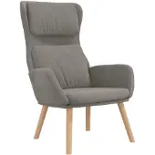 vidaXL Fauteuil relax gris clair velours