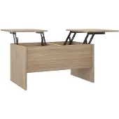 vidaXL Table basse en chêne Sonoma 80x50x42,5 cm Matériau dérivé du bois